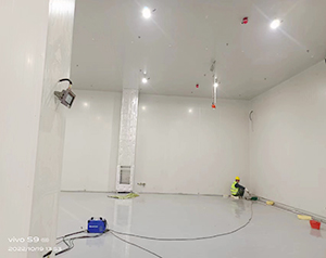 防爆冷庫建造施工內景圖